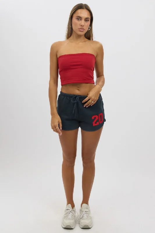 Get It Before It’s Gone!Get It Before It’s Gone!Blue Track Shorts Low Rise