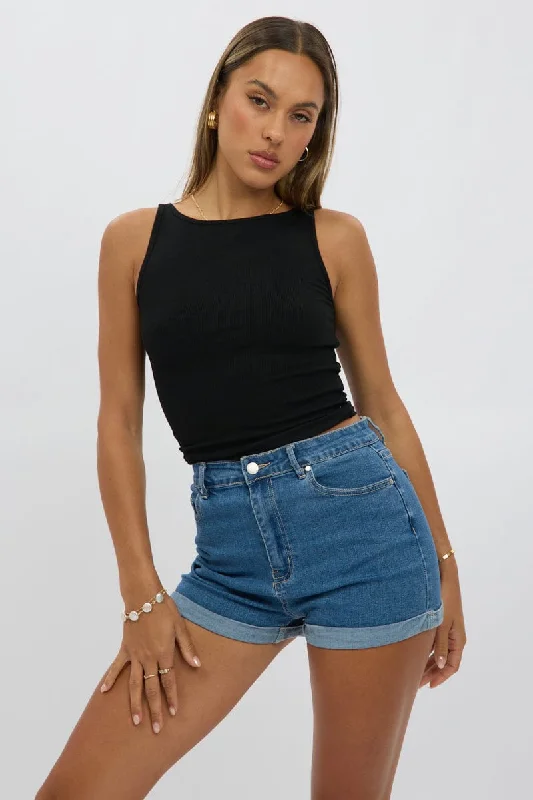 Sale Alert – Get Ready to Shop!Sale Alert – Get Ready to Shop!Denim Mom Shorts High Rise Stretch