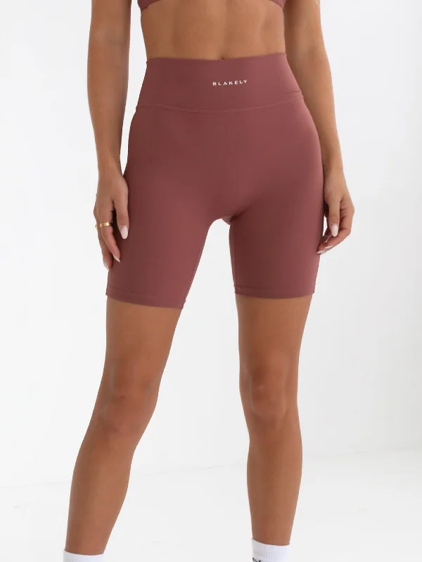 The Best Offers Are Here!The Best Offers Are Here!Studio Active Shorts - Burnt Mauve