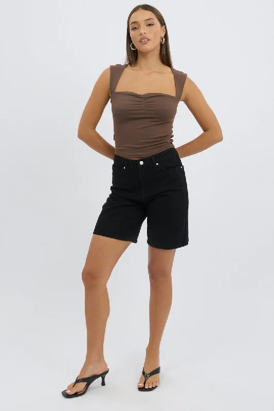 Everything Must Go!Everything Must Go!Black Bermuda Jorts Mid Rise