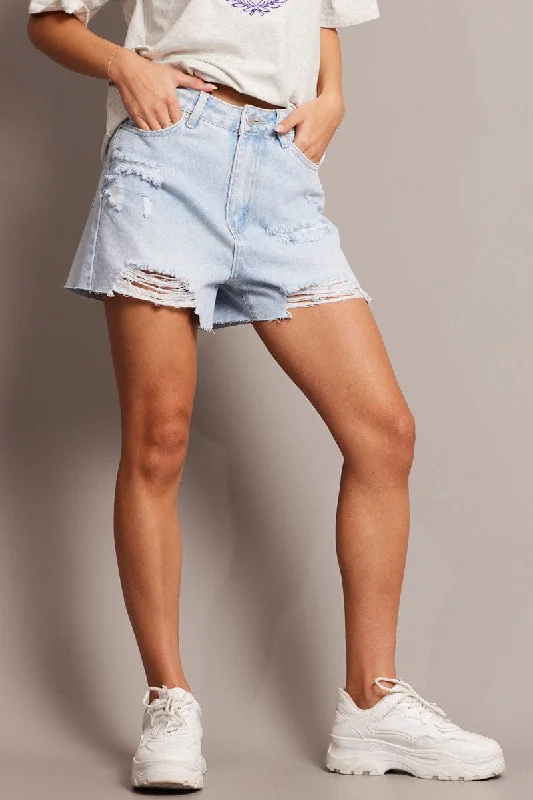 Shop Smart, Save Big!Shop Smart, Save Big!Denim Ripped Denim Shorts