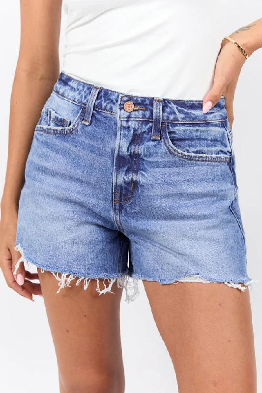Must-Have Deals Inside!Must-Have Deals Inside!Emmy High Waisted Stretch Relaxed Raw Hem Denim Shorts Must-Have Deals Inside!Must-Have Deals Inside!Emmy High Waisted Stretch Relaxed Raw Hem Denim Shorts