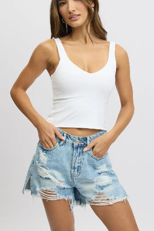 Stock Up and Save!Stock Up and Save!Denim Relaxed Shorts High Rise