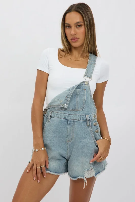 Save Up to 50% Off!Save Up to 50% Off!Denim Overall shorts