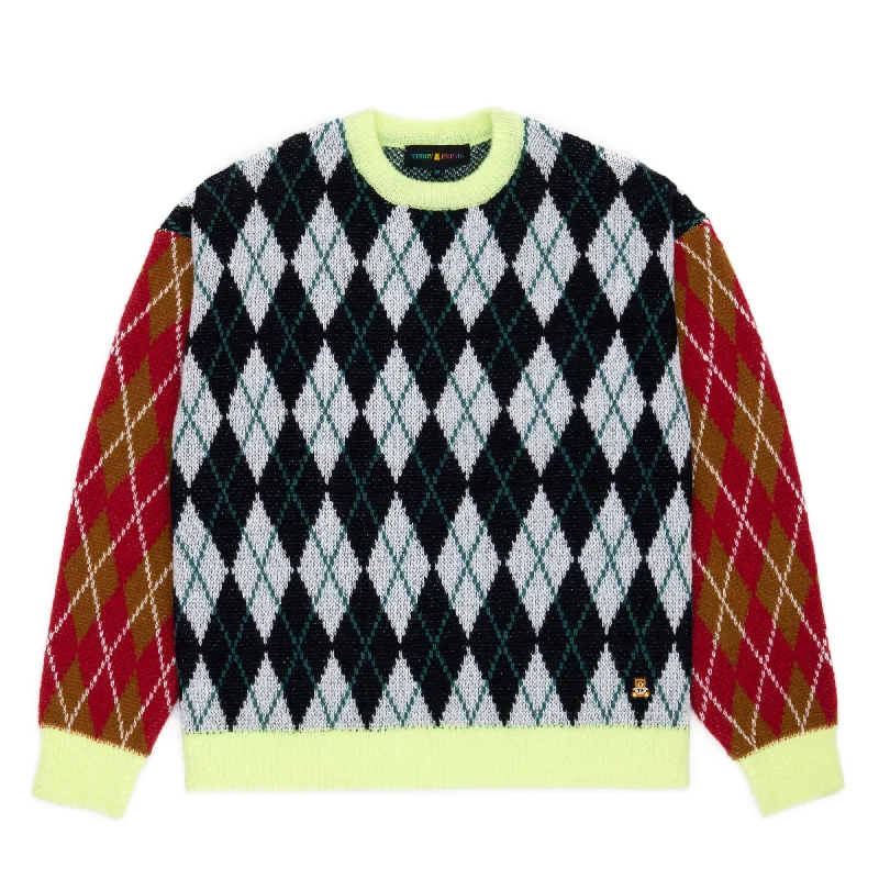 Argyle Block Sweater