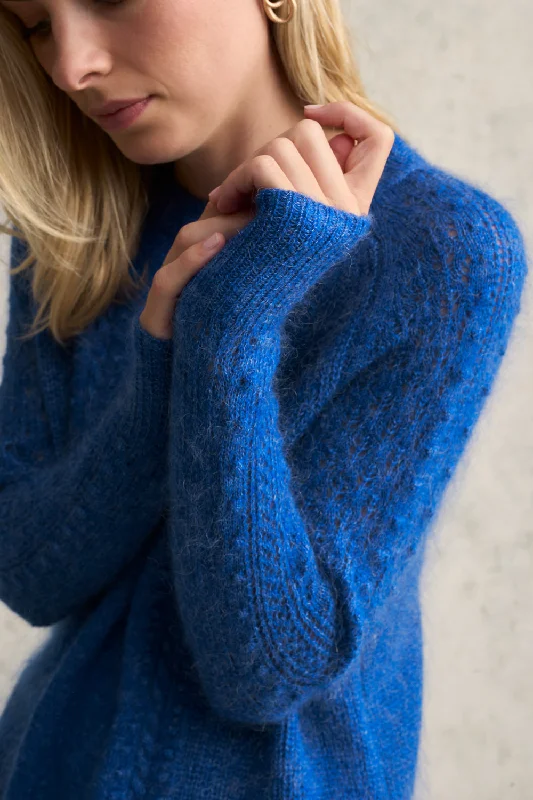 Pointelle Mohair Jumper