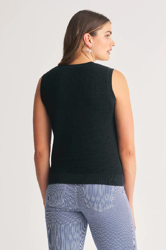 Silk Blend Knit Tank