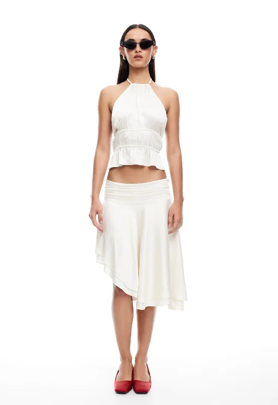 LEGACY MIDI SKIRT - IVORY