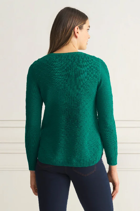 Merino Wool Popcorn Jumper