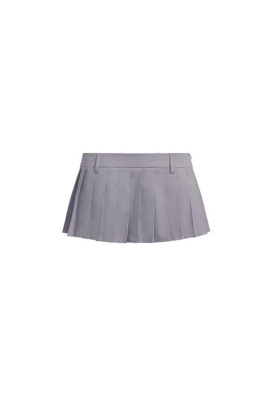 RIDER MINI SKIRT - SLATE