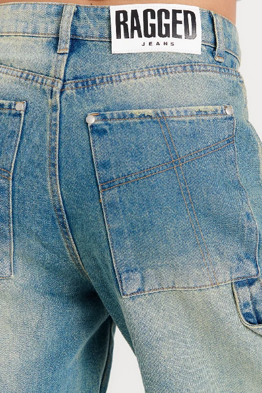 Combat Jean Faded Blue