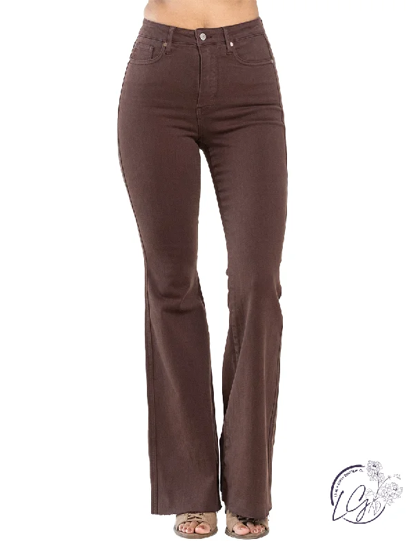 Dorothy Espresso Wide Leg Jeans By Judy Blue