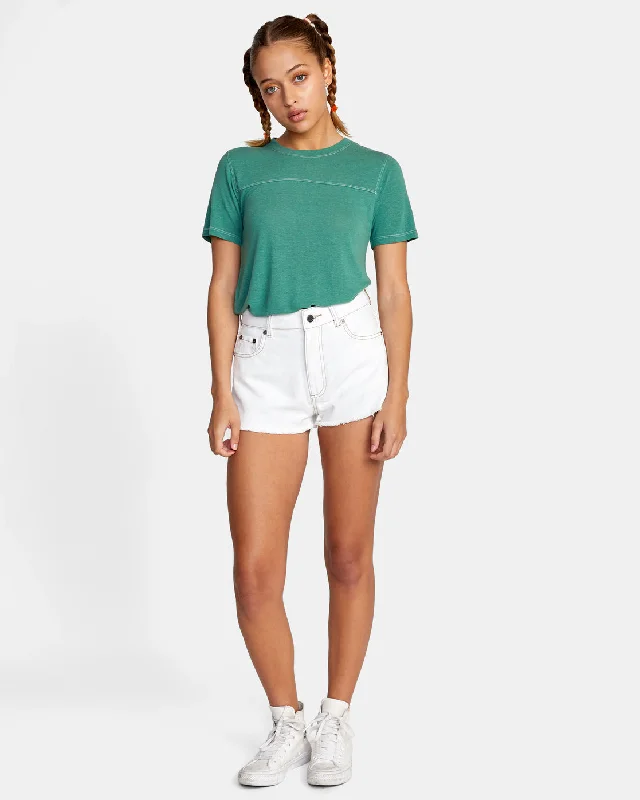 Elle Denim Shorts - Natural