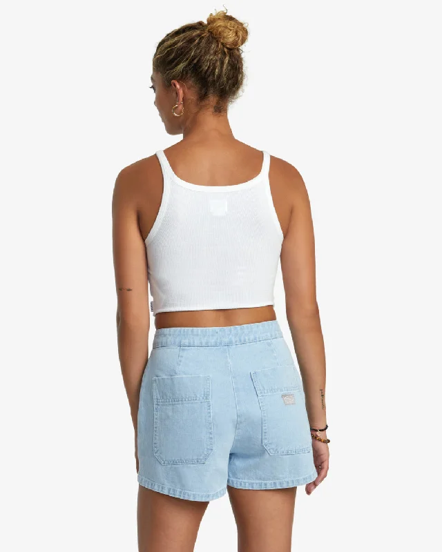 Goldie Denim Shorts - Light Vintage Wash