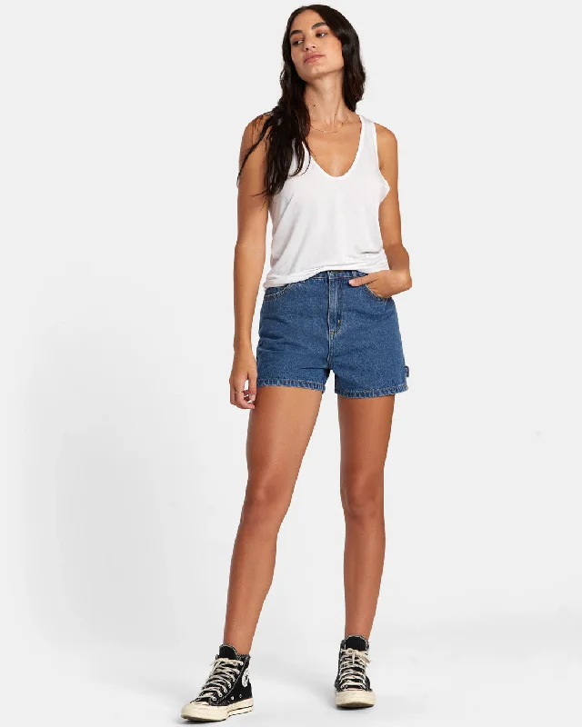 Dayshift Denim Shorts - Blue Rinse