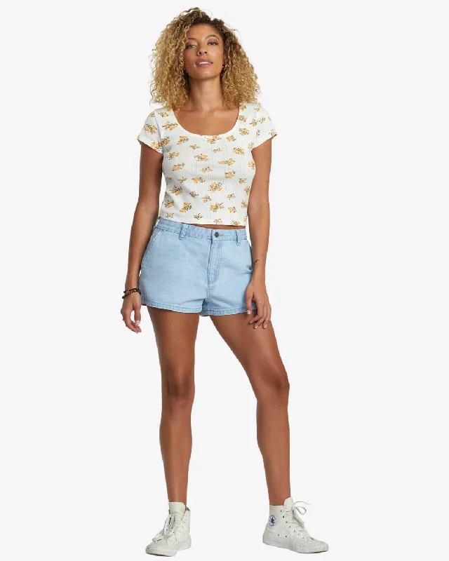 Weekend Denim Shorts - Light Vintage Wash