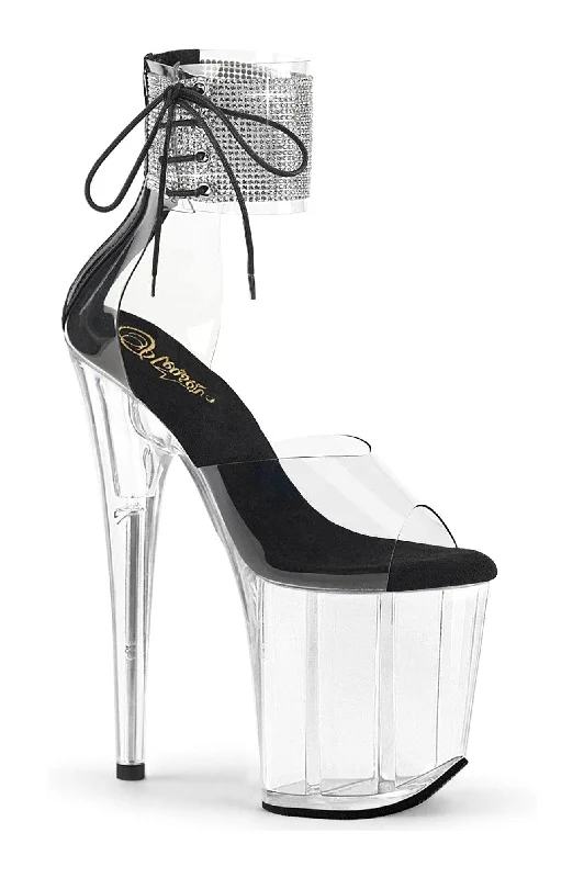 FLAMINGO-824RS Clear Vinyl Sandal