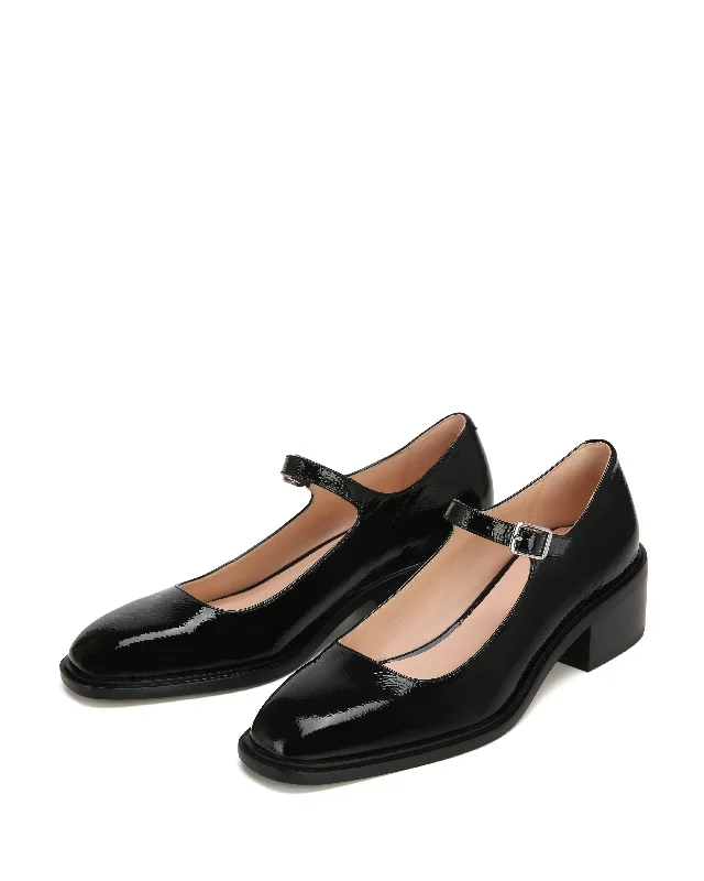 Purdy Crinkle Patent Leather Black