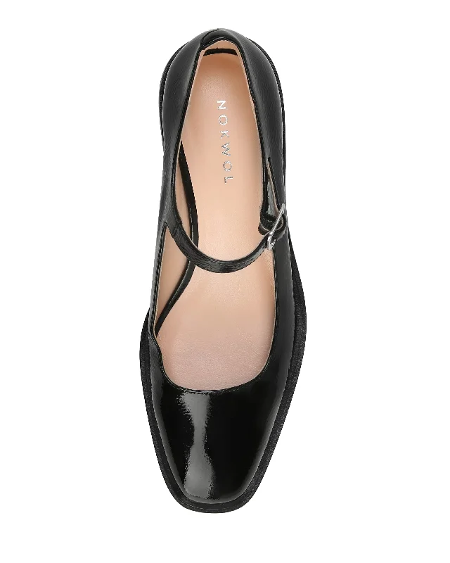 Purdy Crinkle Patent Leather Black