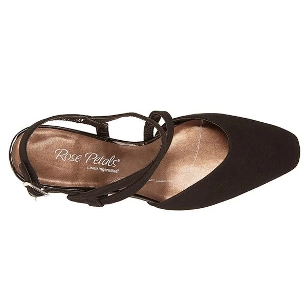 Rose Petals Rosie Pump Black Micro (Women's)