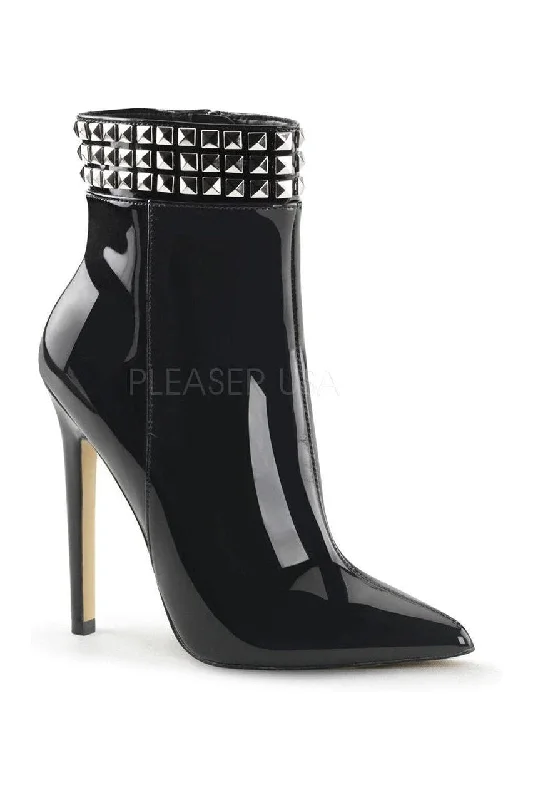 SEXY-1006 Ankle Boot | Black Patent