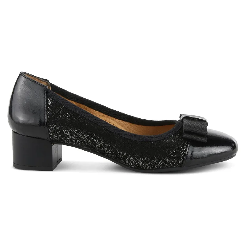 Spring Step Paulette Black Patent Leather Pump (Women's)