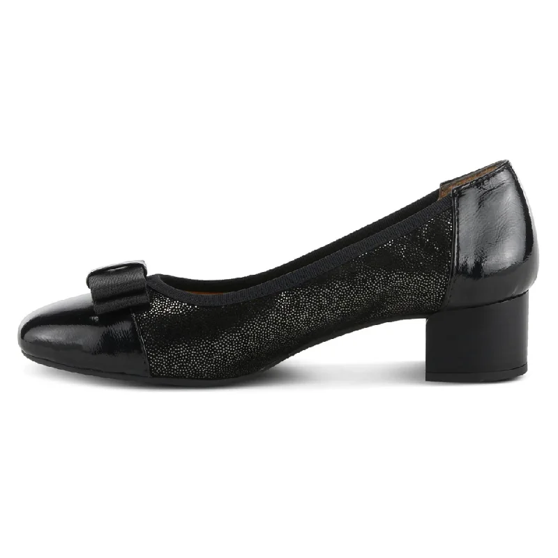 Spring Step Paulette Black Patent Leather Pump (Women's)