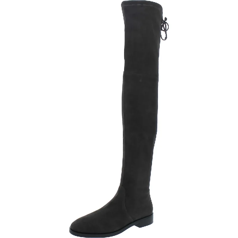 Jocey Womens Suede Block Heel Over-The-Knee Boots