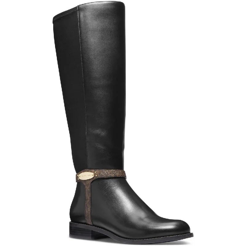 FINLEY BOOT Womens Leather Riding Boots Knee-High Boots