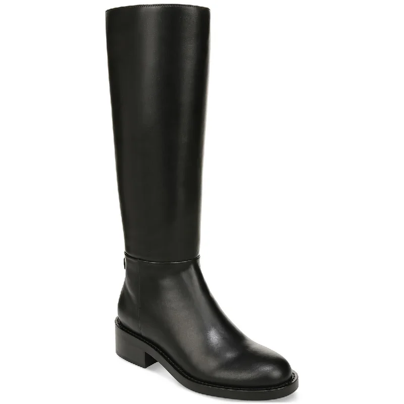 Mable  Womens Leather Wide Calf Knee-High Boots