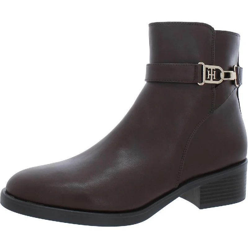 Ianzi Womens Faux Leather Booties