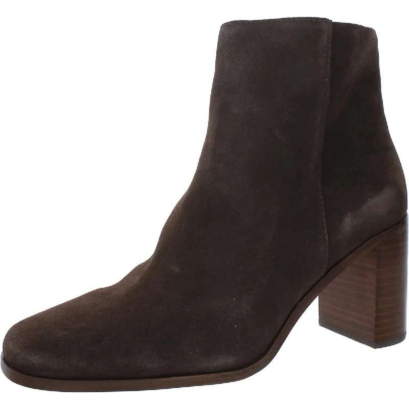 Womens Suede Booties