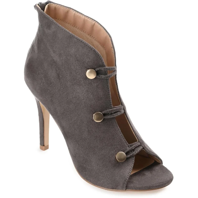 Brecklin Womens Faux Suede Booties