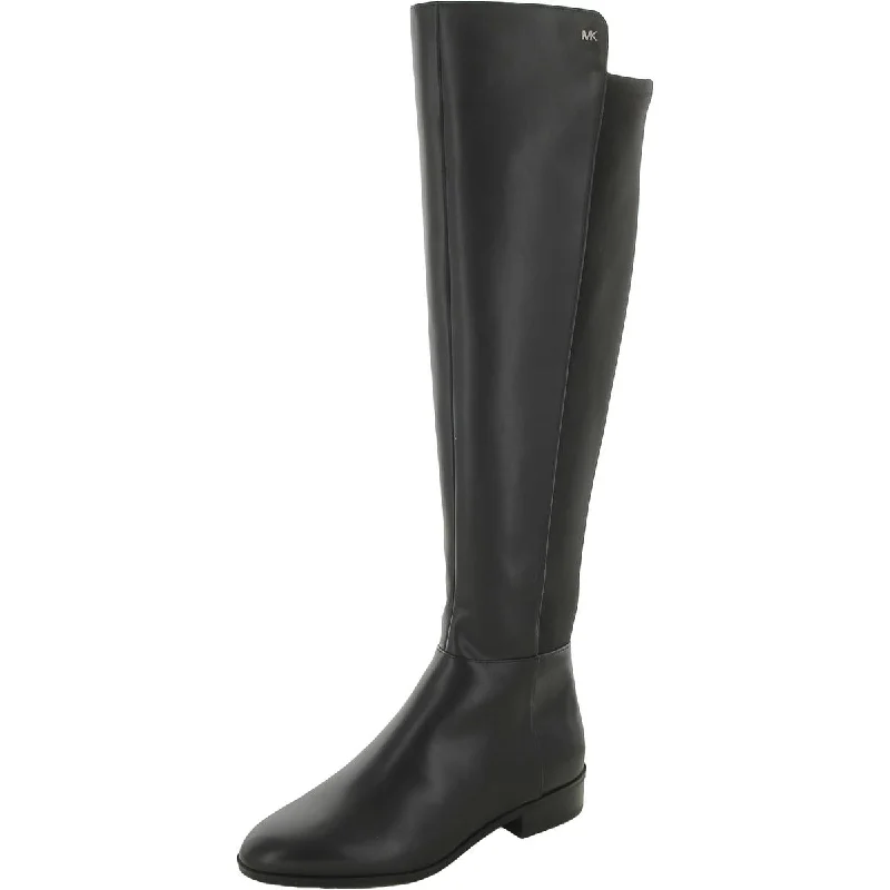 Womens Faux Leather Knee-High Boots