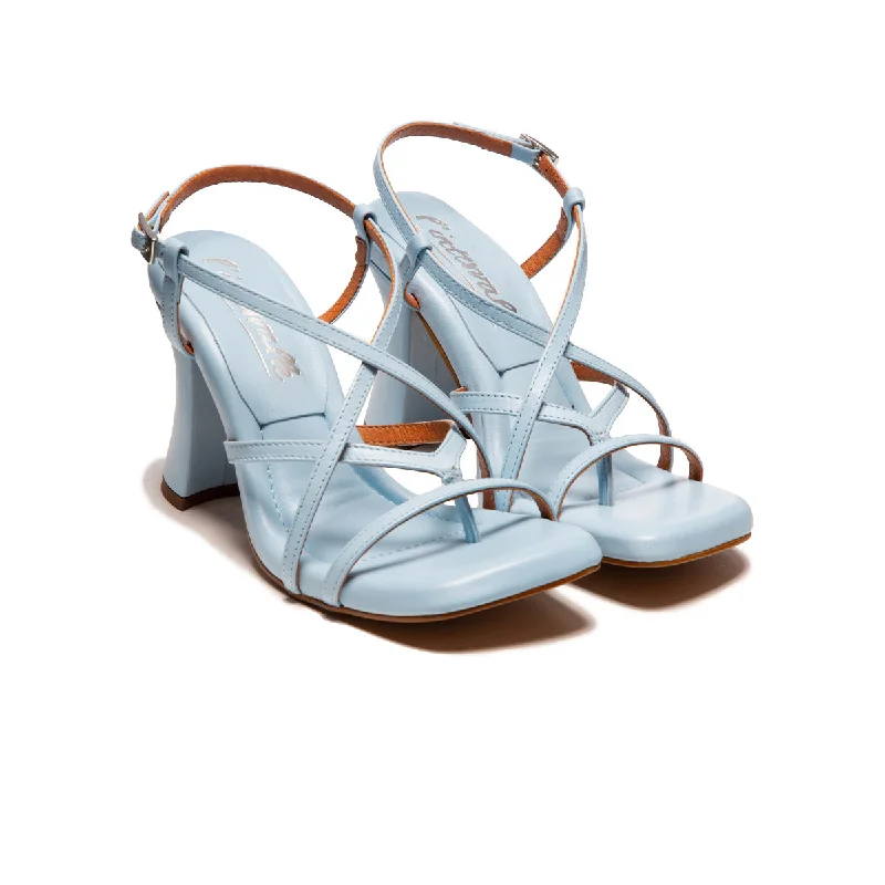 Lefkada Light Blue Leather