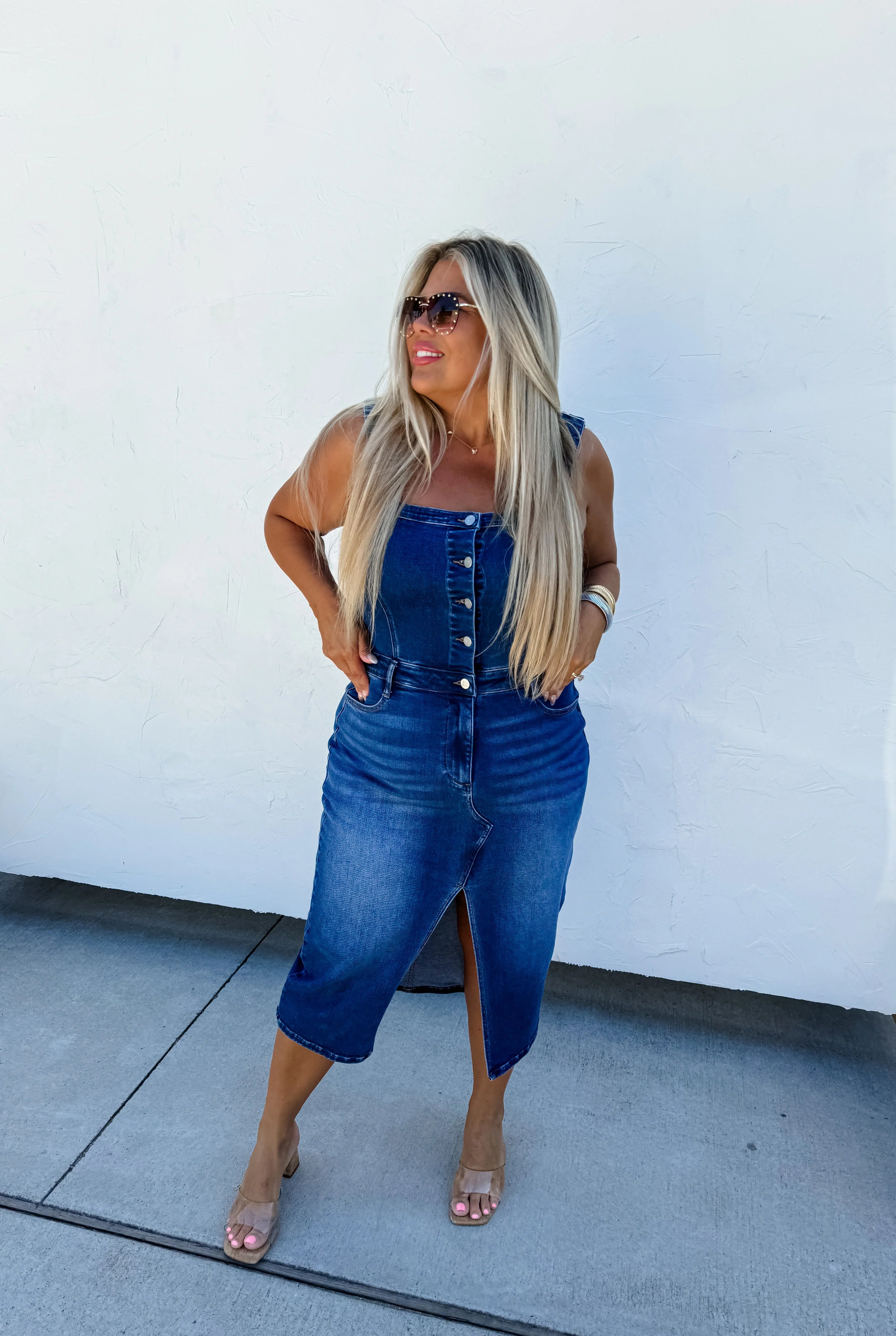 Blakeley: Frankie Overall Denim Dress