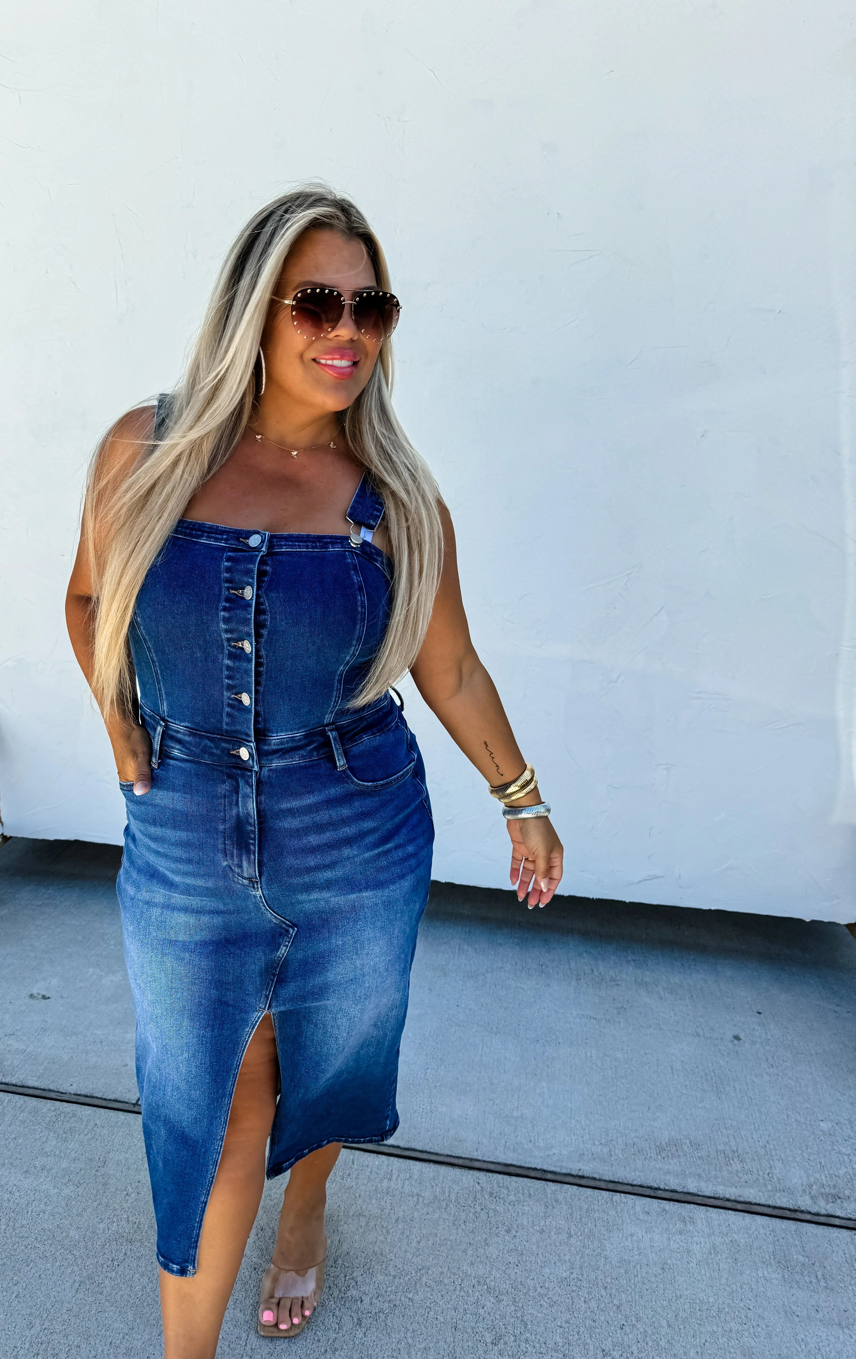 Blakeley: Frankie Overall Denim Dress