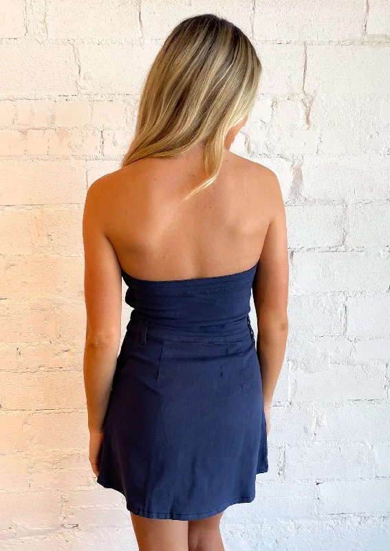 Sunkist Denim Mini Dress