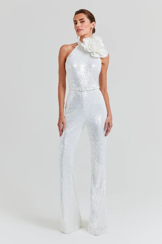 Cecille White Jumpsuit