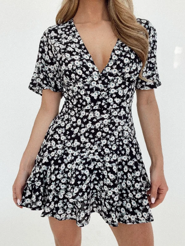 Ditsy Floral Print Romper