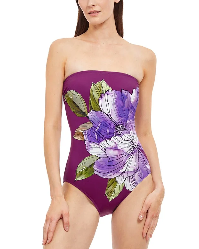 Gottex Wildflower Bandeau One-Piece