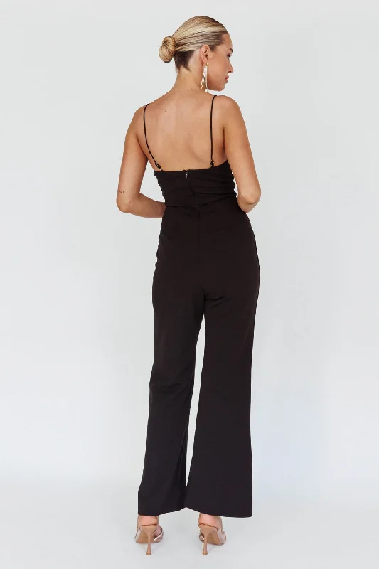 Lyrics Keyhole Jumpsuit Black