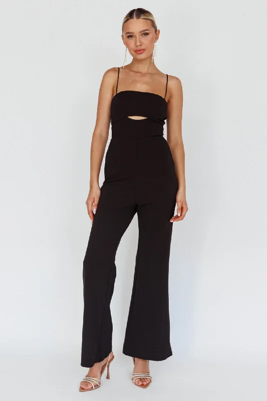 Lyrics Keyhole Jumpsuit Black