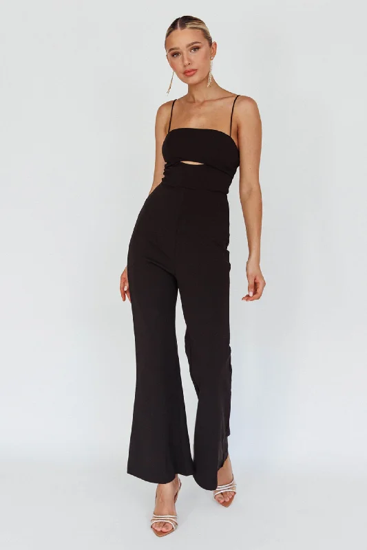 Lyrics Keyhole Jumpsuit Black