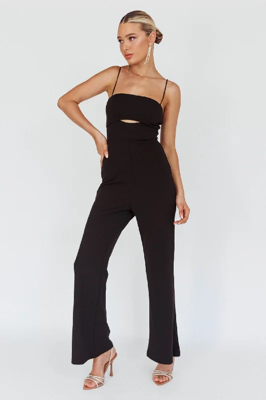 Lyrics Keyhole Jumpsuit Black