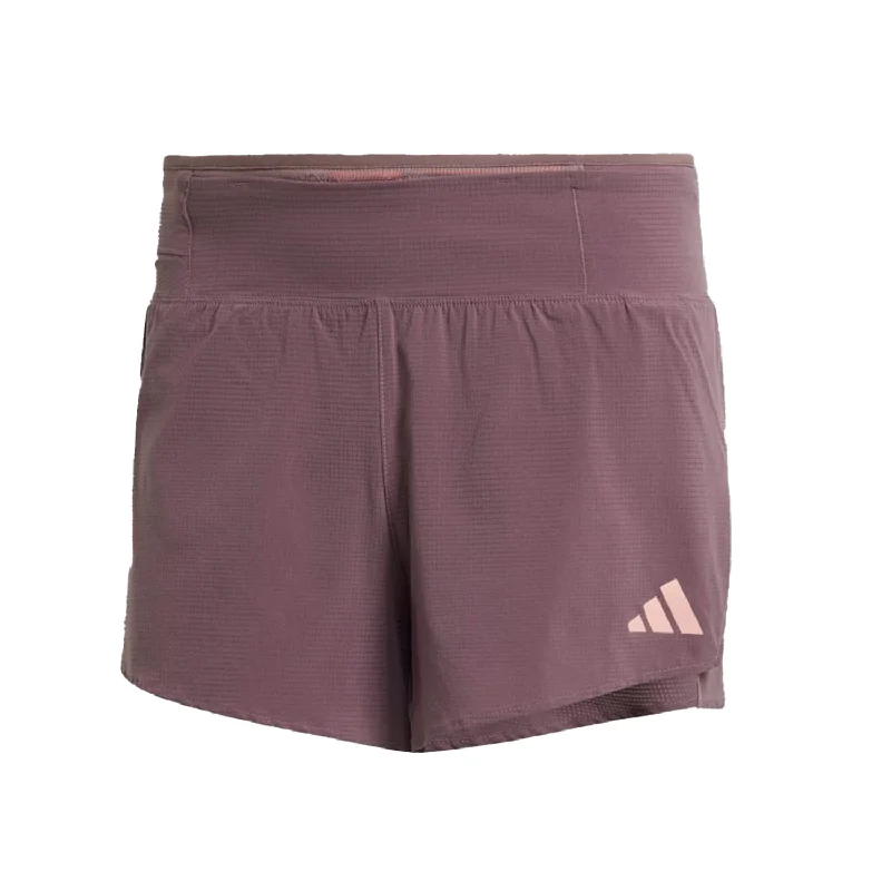 Adidas Adizero Running Gel Shorts - Shadow Fig