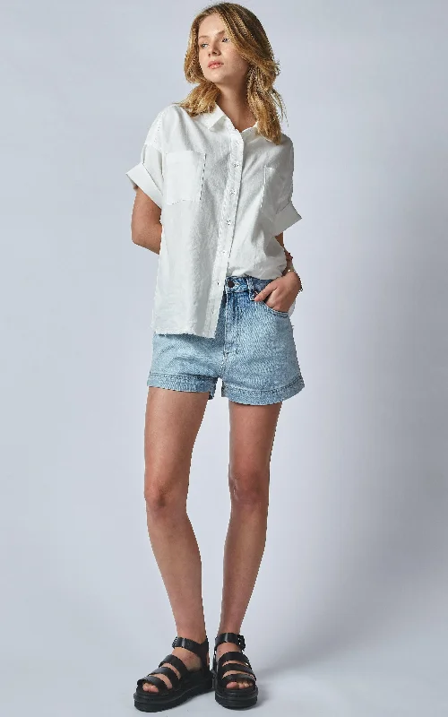 Bell High Waisted Sun Bleached Shorts