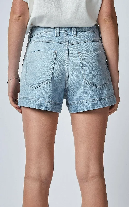 Bell High Waisted Sun Bleached Shorts