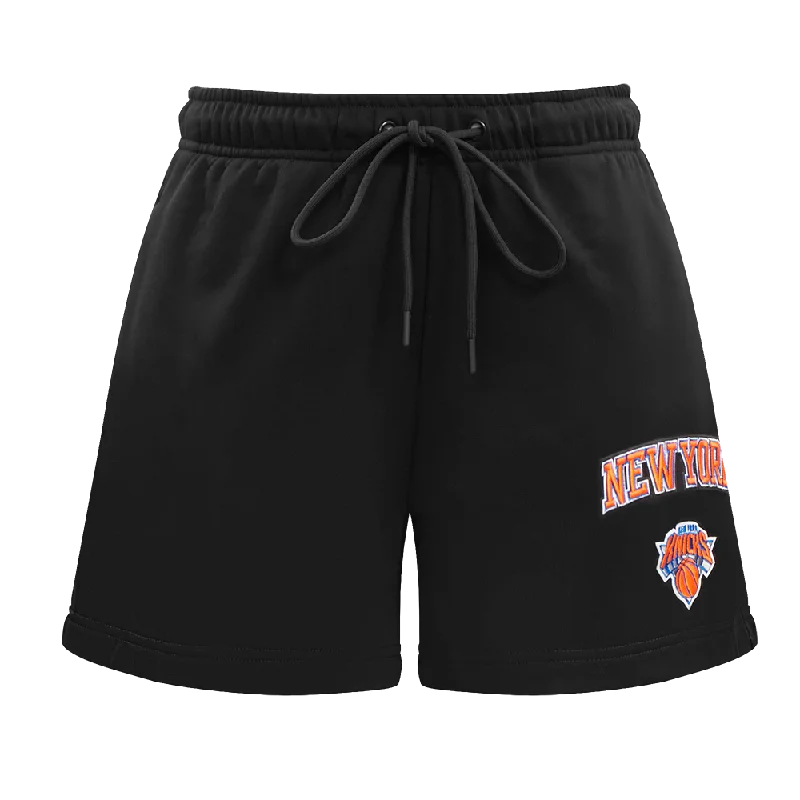 NBA NEW YORK KNICKS CLASSIC WOMEN'S FLC SHORT (BLACK)