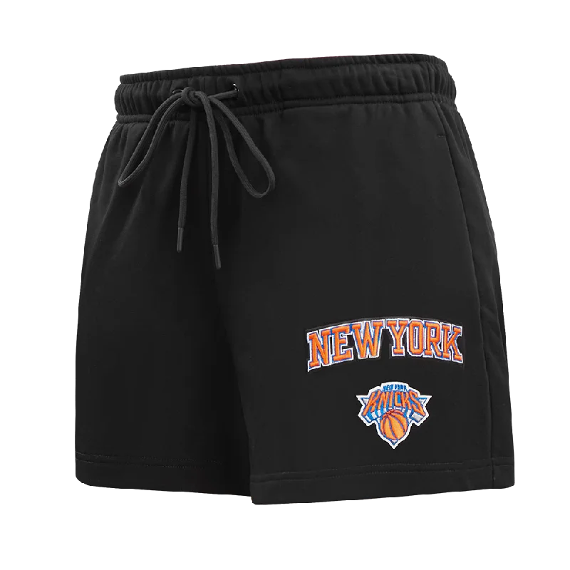 NBA NEW YORK KNICKS CLASSIC WOMEN'S FLC SHORT (BLACK)